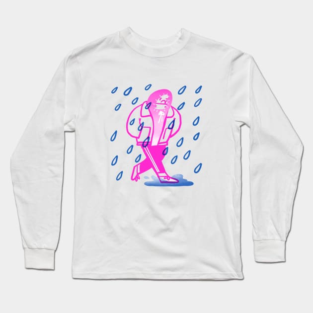 Rainy Day Long Sleeve T-Shirt by homiejee